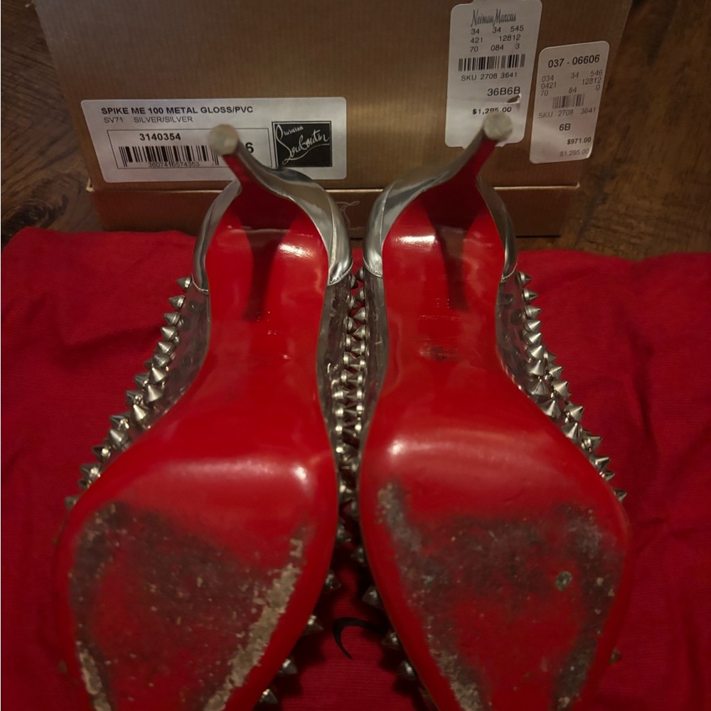 Christian Louboutin spike pvc size 36 - Picture 5 of 5